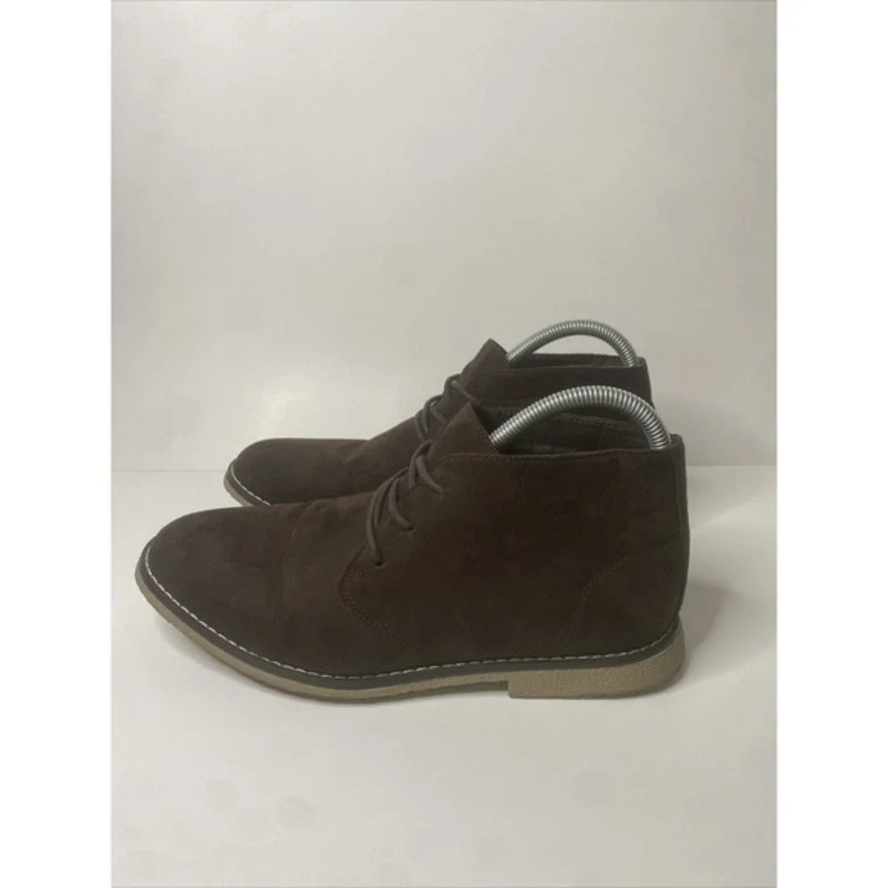 London Fog Men's Broadstreet Chukka Boot Brown Casual Walking 9M PG601M VERYGOOD